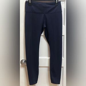 Outdoor Voices Sprint Thermal Legging ankle zippers Blue Size M